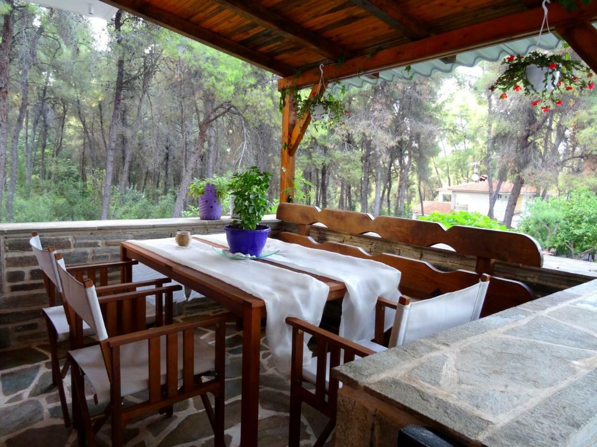 Wood And Stone Villa Παραλία Σάνη Εξωτερικό φωτογραφία