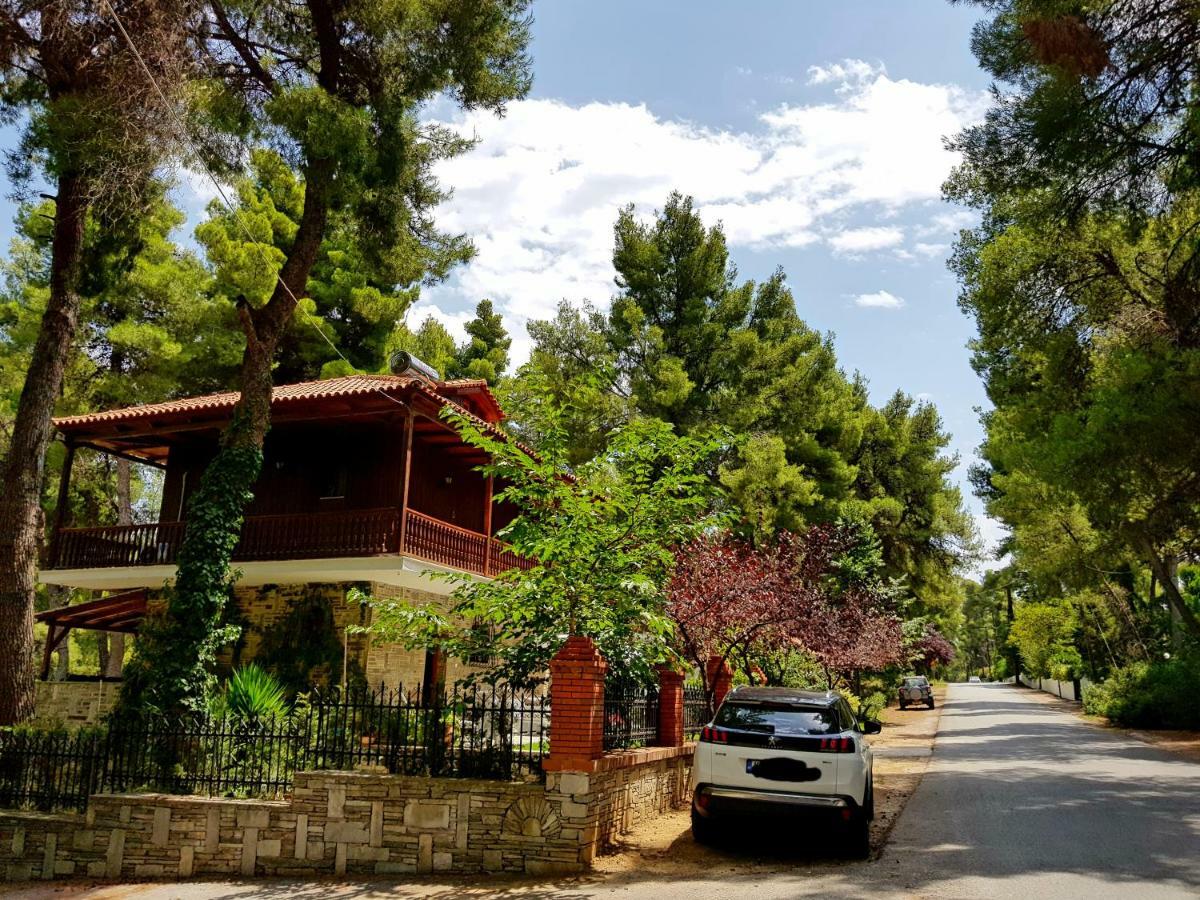 Wood And Stone Villa Παραλία Σάνη Εξωτερικό φωτογραφία